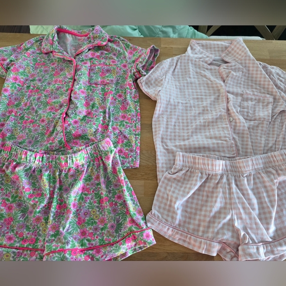 Tahari Other - Set of 2 Tahari Matching Pajama Top & Shorts Set Girls Size 7/8 EUC Choose Style